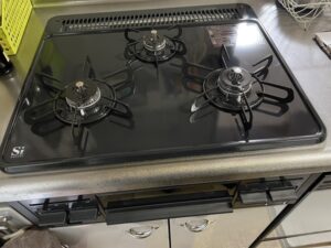 京都キッチン取付け隊　ガスコンロの取替　施工後